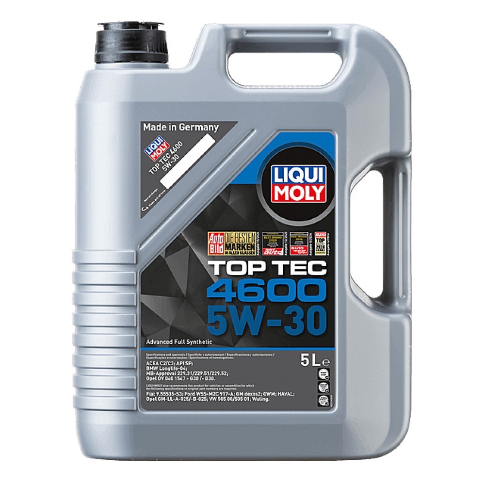 Engine oil LIQUI MOLY TOP TEC 4600 5W30 5L | Oiler