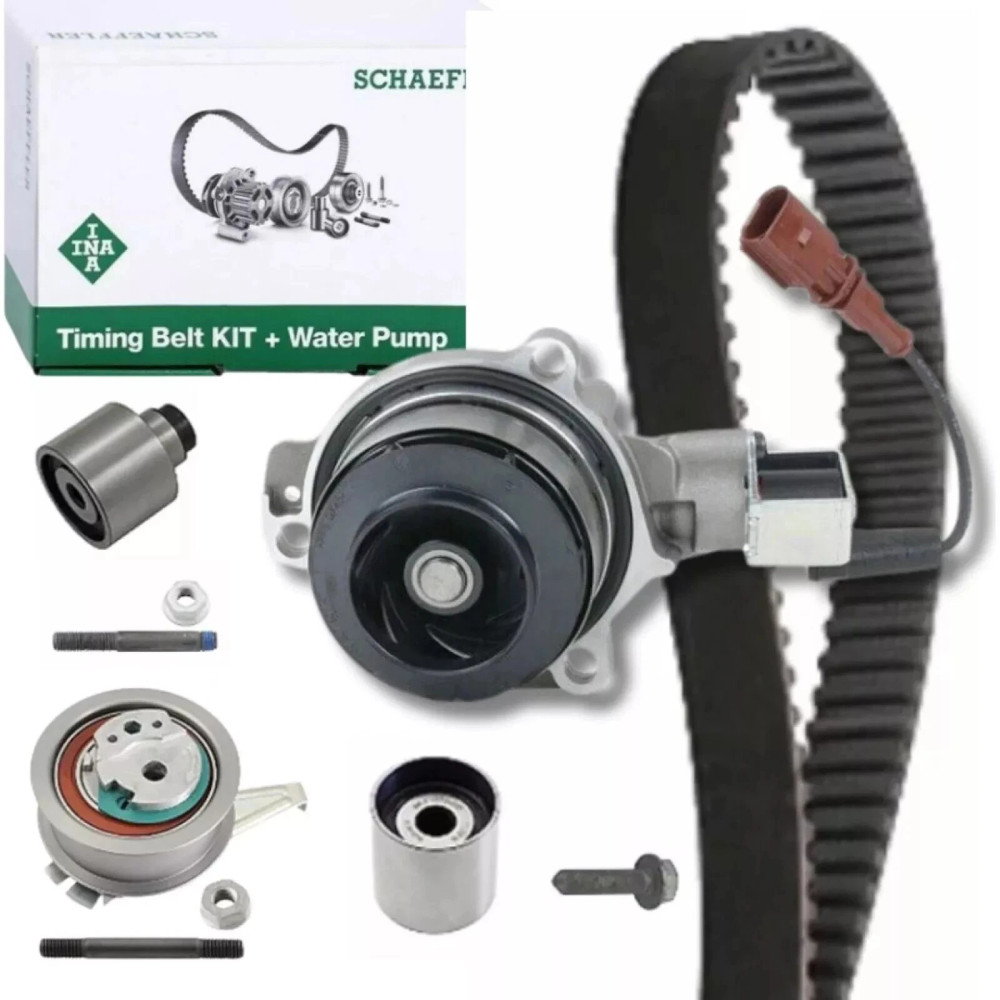 INA 530 0650 30 Комплект водяного насоса и ремня ГРМ для VW, AUDI, SEAT, SKODA, GOLF, CADDY, B7 | Oiler